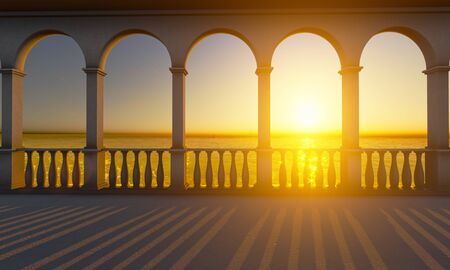 sunsetの写真素材