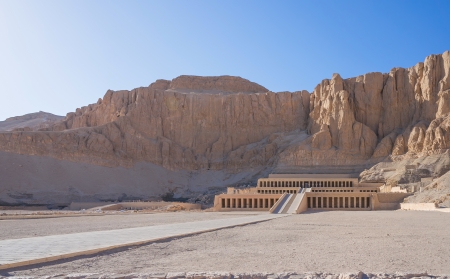 Temple of Hatshepsut  Luxor, Egypt の写真素材
