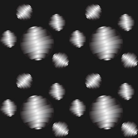 An abstract pattern similar to a beehive on a black background. Seamless background for your designのイラスト素材