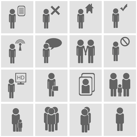 Abstract illustration on society for designers for different needs の写真素材