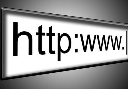Abstract address bar with the text in it の写真素材