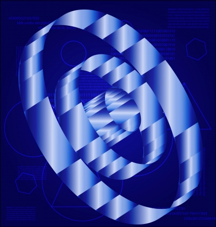Abstract blue background on a scientific topic for web designers for different needs のイラスト素材