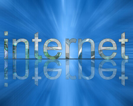 Many abstract images on the theme of computers, Internet and high technology.の写真素材