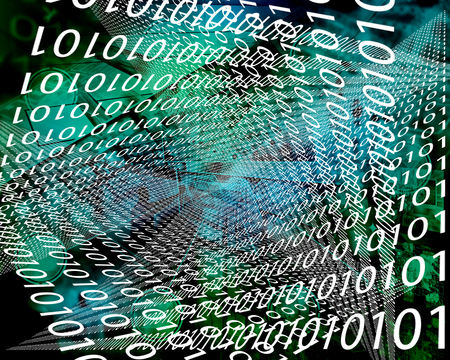 Abstract background in the form of binary code for different necessities.の写真素材