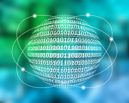 Many abstract images on the theme of computers, Internet and high technology.