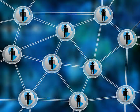 Many abstract images on the theme of computers, Internet and high technology.の写真素材