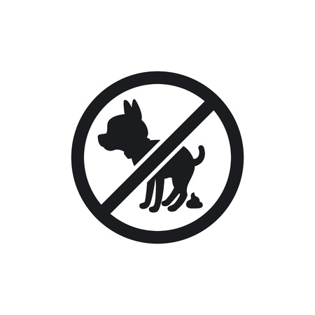 Black park sign with dog silhouette, vector illustrationのイラスト素材