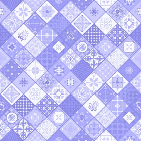 Blue rhombus modern tile background, vector illustrationのイラスト素材