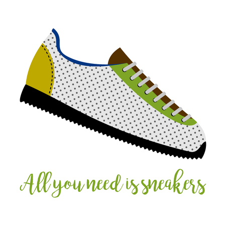 All you need is sneakersのイラスト素材