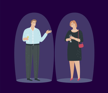 Save personal boundariesのイラスト素材