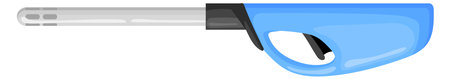 Kitchen lighter icon. Cartoon electric gas flame toolのイラスト素材