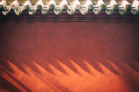 Red wallの写真素材