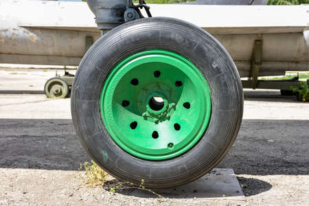 wheel of military equipmentの写真素材