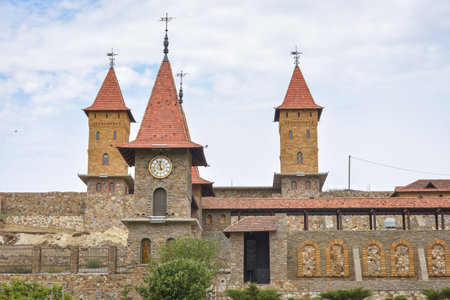Kamensk-Shakhtinsky, Russia - September, 06, 2020: Loga Park in the Rostov region, landscape parkのeditorial素材