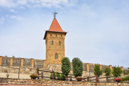 Kamensk-Shakhtinsky, Russia - September, 06, 2020: Loga Park in the Rostov region, landscape parkのeditorial素材