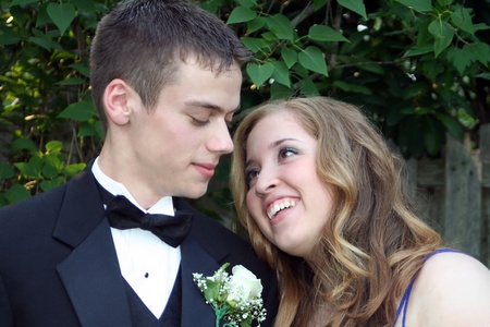 Loving Prom Coupleの写真素材