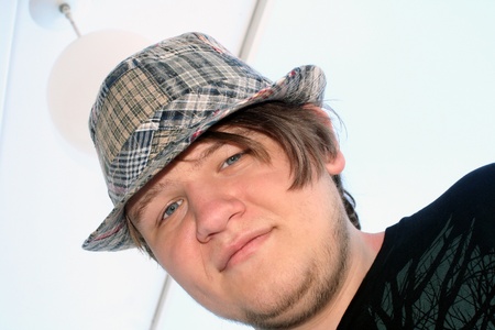 Amused Angled Teenの写真素材