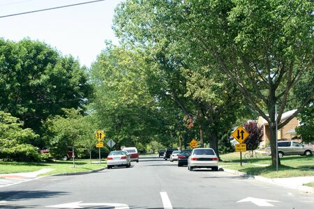 Residential Street 1の写真素材