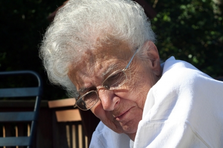 Introspective Seniorの写真素材