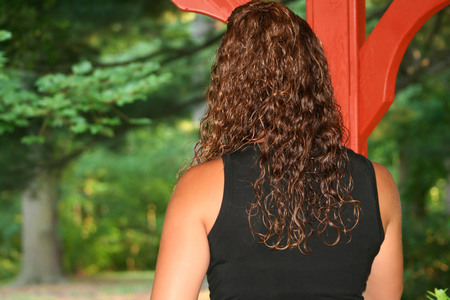 Looking Into The Woods Horizontalの写真素材