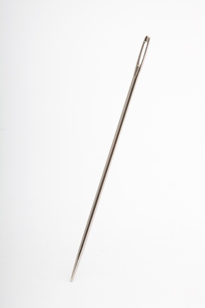 Single sewing needle, isolated の写真素材