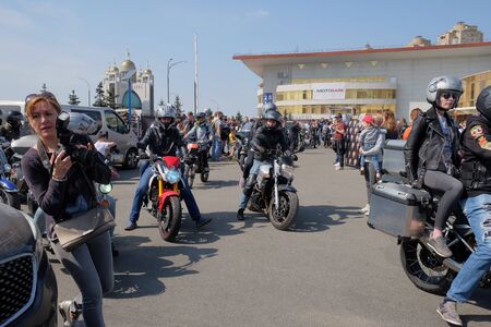 Opening of the motorcycle season.のeditorial素材