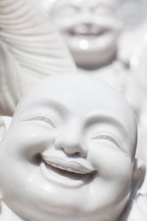 Buddha statue in marble, close upの写真素材