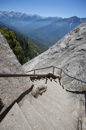 Landscape in Sequuoia Nationalpark in California, USAの写真素材