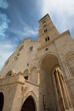 The cathedral in Trani,  Puglia region, Southern Italyの写真素材