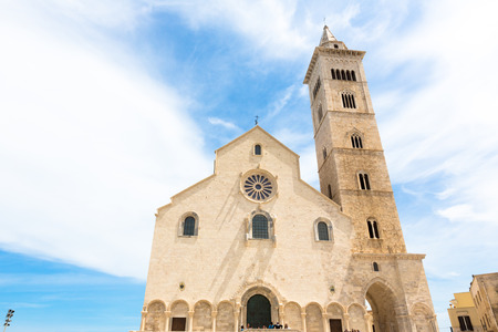 The cathedral in Trani,  Puglia region, Suthern Italyの写真素材