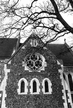 St. Albany, anglican church in Copenhagen, Scandinaviaの写真素材