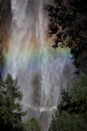 Water falls in Yosemite National park, california, USA