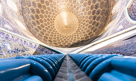 Women's mosque naghsh-i jahan, Isfahan August 2014 , Iranのeditorial素材