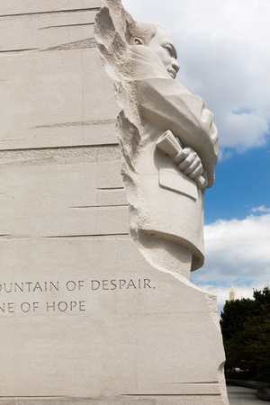The Martin Luther king memorial in Washington DCのeditorial素材