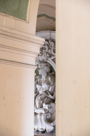 the Palazzo dello Spagnolo is a Rococo or late-Baroque-style palace in central Naplesのeditorial素材