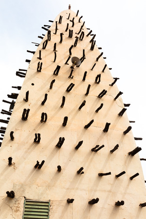 The grand Mosque in  Bobo-Dioulasso Burkina Fasoの写真素材