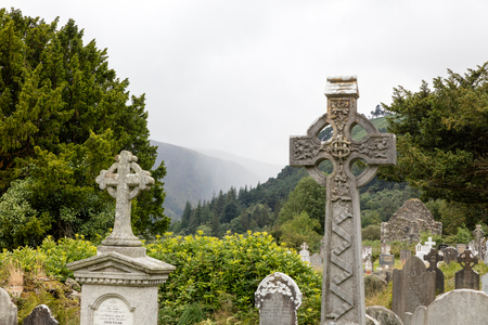 Glendalough is one of the most important monastic sites in Irelandのeditorial素材