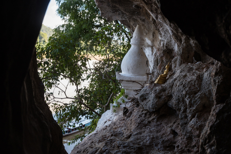 November, 11,2016, Laos. Pak ou caves , near Luang Prabangの写真素材