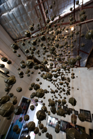 Luang Prabang, Laos, November 2016.The UXO Lao Visitor Centreのeditorial素材