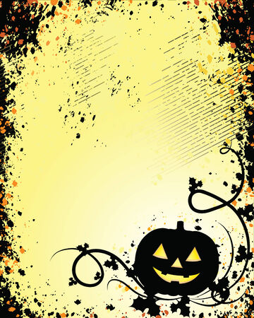 Halloween vector illustration scene, with moon, bat and tree.のイラスト素材
