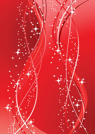  The vector illustration contains the image of red decorationのイラスト素材