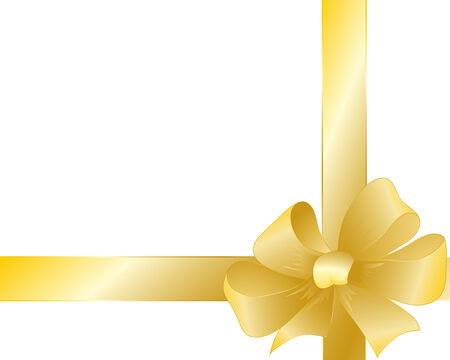 Gift card with a bow and a tapeのイラスト素材