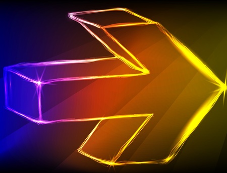 Abstract arrows light background. Vector illustrationのイラスト素材