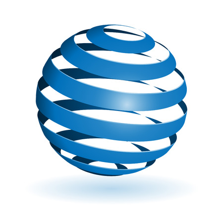 Colorful glossy spheres isolated. Vector illustration for your design..のイラスト素材