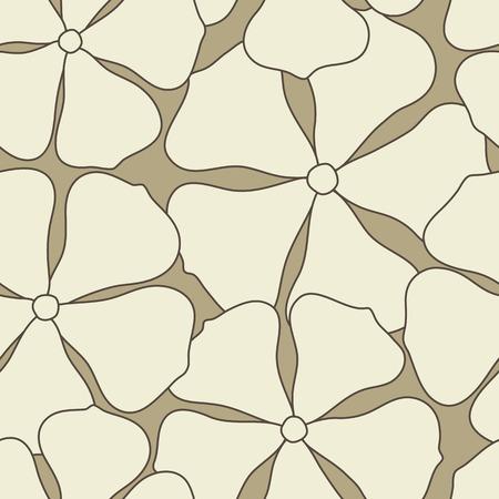 Seamless pattern. Floral stylish background. Vector repeating textureのイラスト素材
