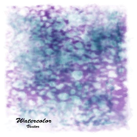 Watercolor vector background. Hand drawing with colored spots and blotches.のイラスト素材