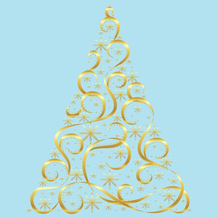Vector tree of christmas background design. Illustrationのイラスト素材