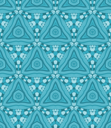 Seamless background of different colors, overlapping each other and swirling in a spiral.のイラスト素材