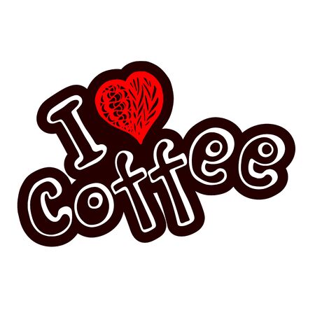 Brown textured background with coffee beans.のイラスト素材