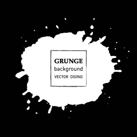 Grunge banner. Abstract vector template.のイラスト素材